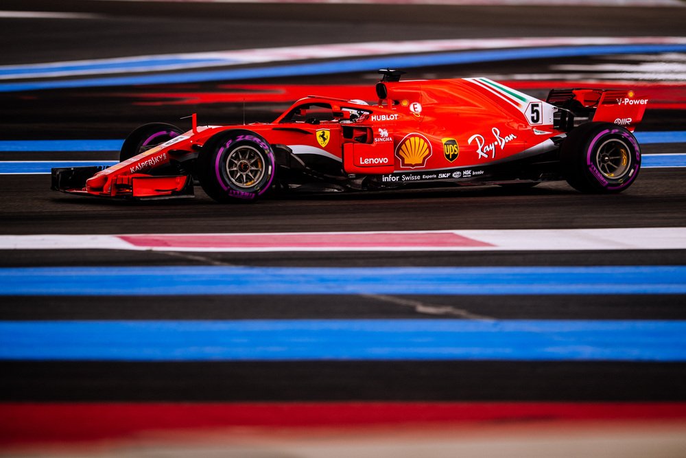 Sebastian Vettel scatter&agrave; dalla terza posizione in griglia in Francia