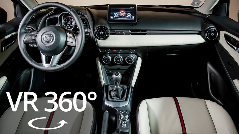 Nuova Mazda 2: scopri gli interni nel video a 360&deg;