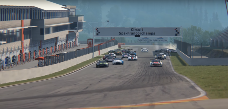 Una &quot;classica&quot; partenza in una lobby pubblica su Assetto Corsa