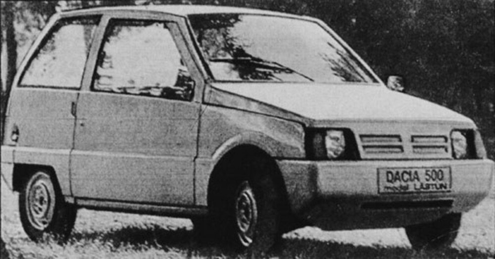 La Dacia 500 con carrozzeria in vetroresina e bicilindrico da 500 cm3. Fu un flop per i continui guasti