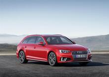 Audi A4, arrivano i model year 2019