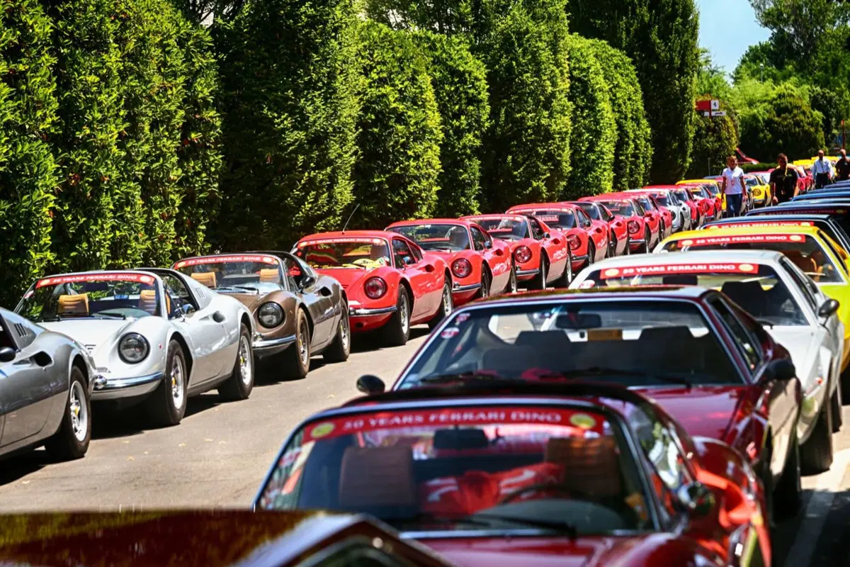 Ferrari Dino, raduno record per i 50 anni (13)