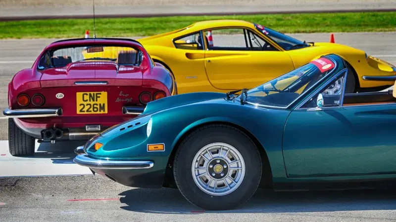 Ferrari Dino, raduno record per i 50 anni