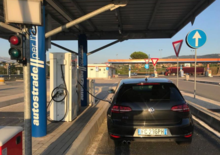 Ecco la prima colonnina per la ricarica dell'auto elettrica in autostrada 