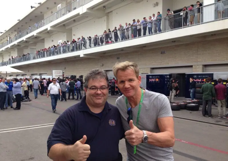 Gianfelice Guerini con Gordon Ramsey