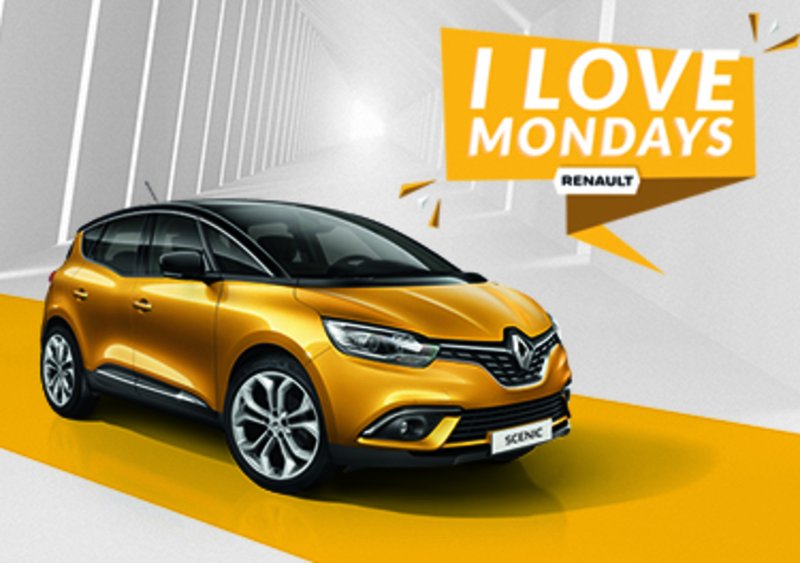Renault Scenic in offerta da 219 &euro; al mese
