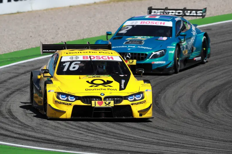 L'azione in pista ad Hockenheim