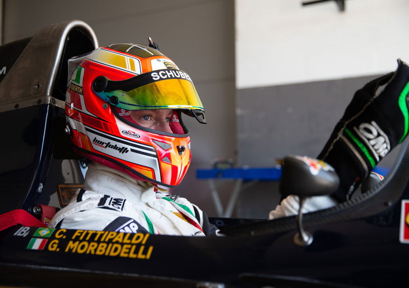 Mirko Bortolotti al volante della Minardi M191B