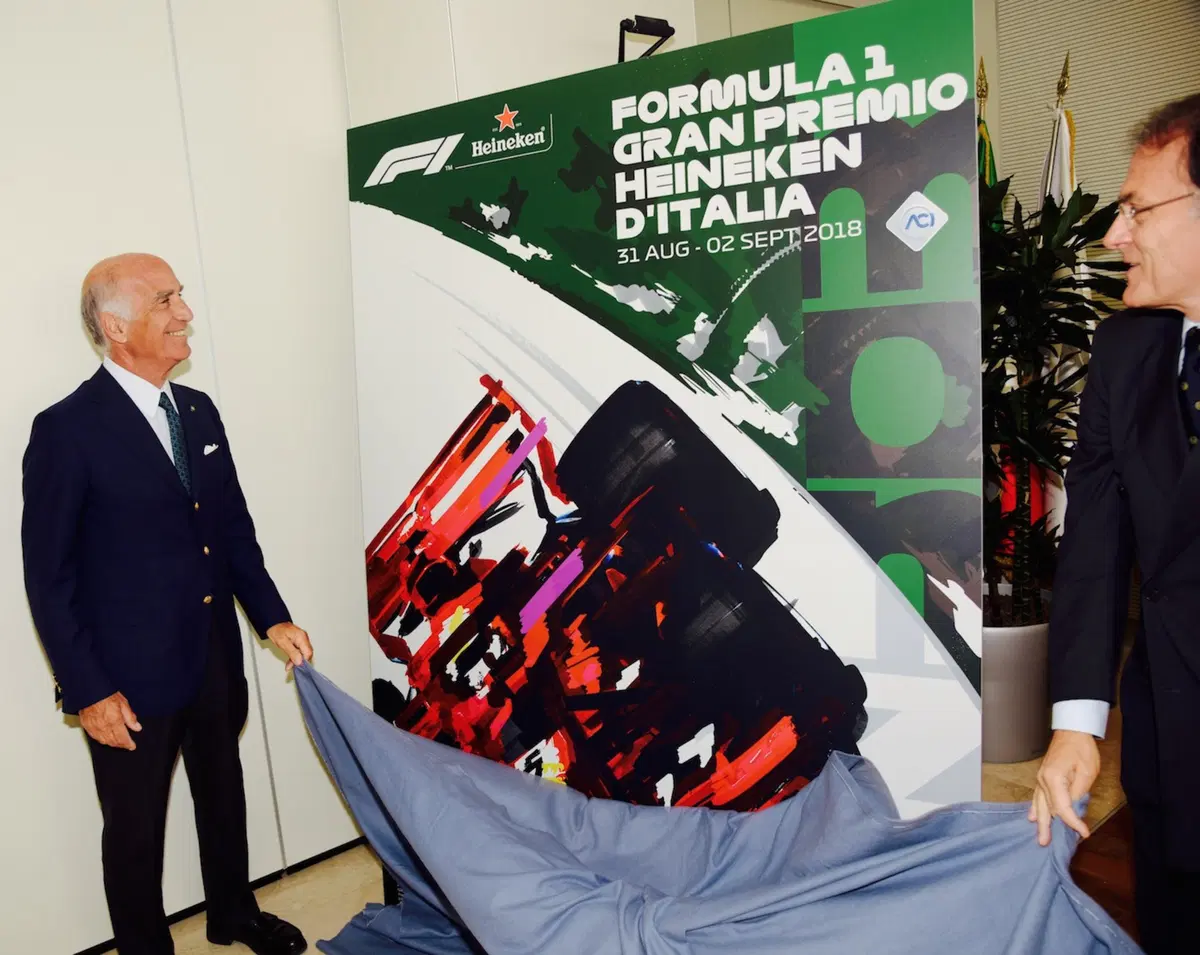 F1, GP Italia 2018: Aldo Drudi firma il poster di Monza (3)