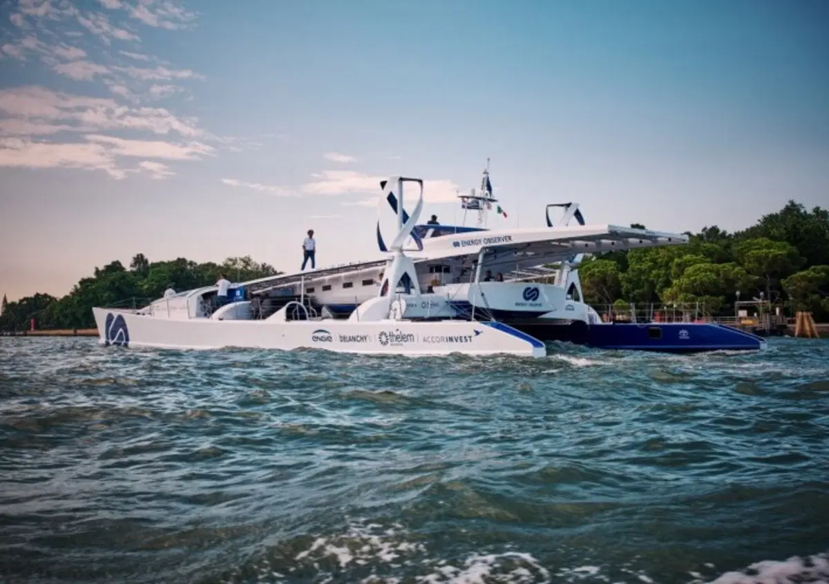 Arriva a Venezia il primo catamarano a idrogeno al mondo