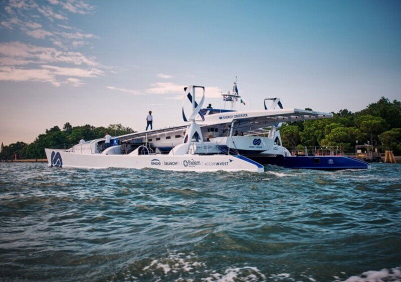 Arriva a Venezia il primo catamarano a idrogeno al mondo