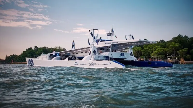 Arriva a Venezia il primo catamarano a idrogeno al mondo
