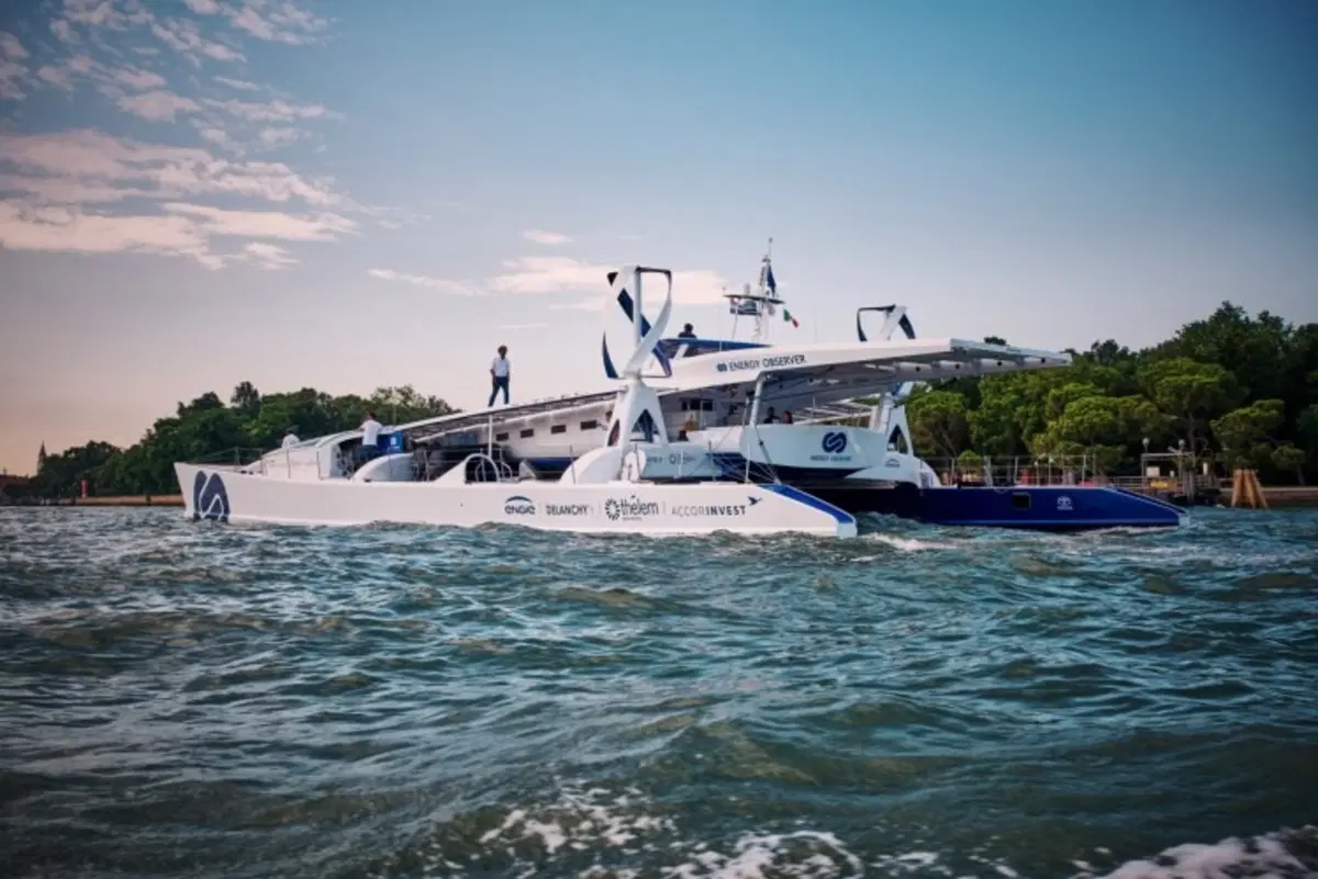 Arriva a Venezia il primo catamarano a idrogeno al mondo (5)