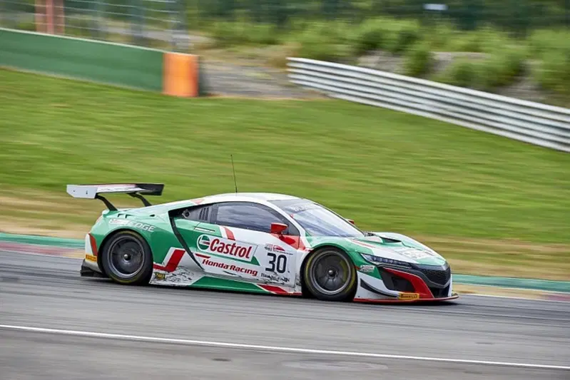 La Honda NSX GT3 che guiderà Patrese
