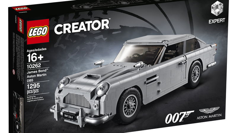 Aston Martin DB5, l&rsquo;auto di James Bond creata dalla Lego [Video]