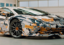 Lamborghini Aventador SVJ, il teaser al Nurburgring [video]