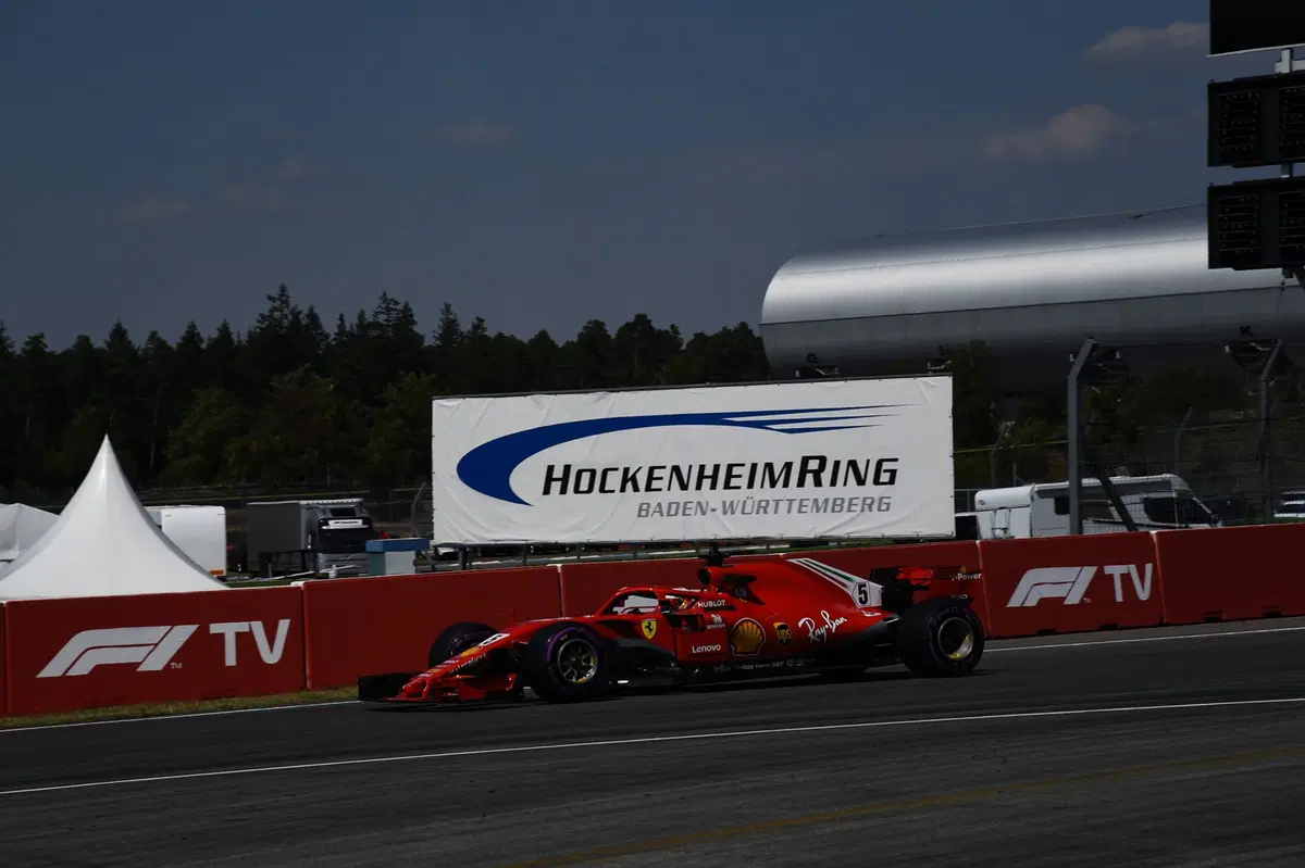 F1, GP Germania 2018, FP3: Leclerc al top sotto la pioggia (16)
