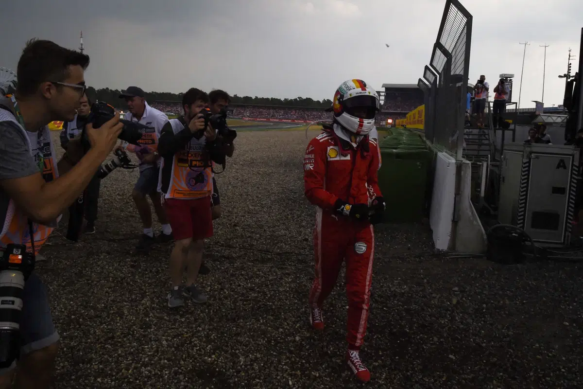 F1, GP Germania 2018, Hamilton: «Ci ho sempre creduto». Vettel: «Piccolo errore, enormi conseguenze» (47)