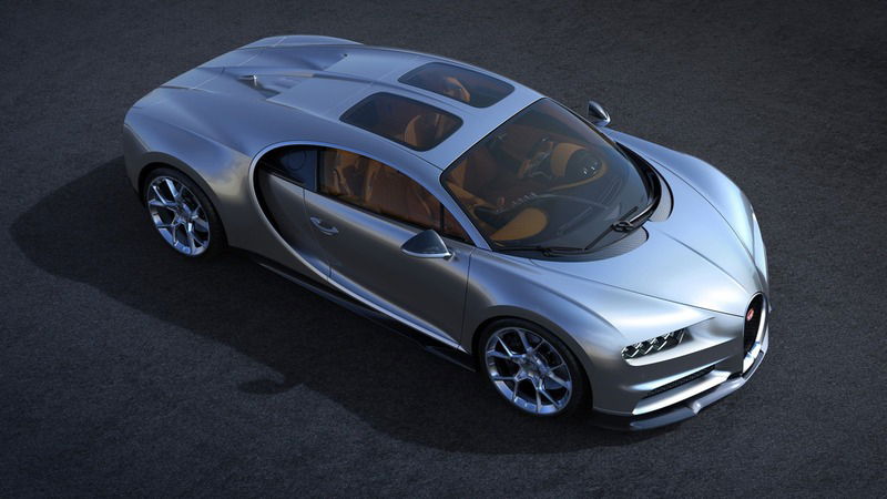 Bugatti Chiron, arriva il tetto panoramico Sky View