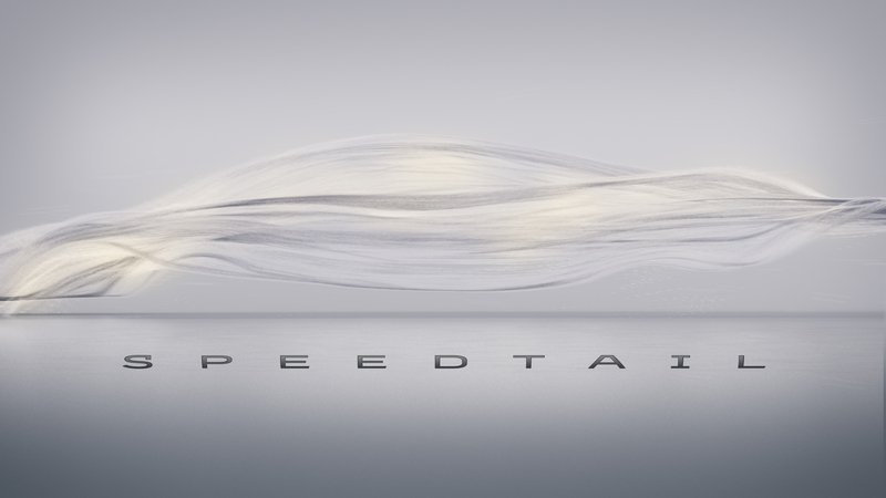 McLaren, la nuova hypercar si chiamer&agrave; Speedtail [video]