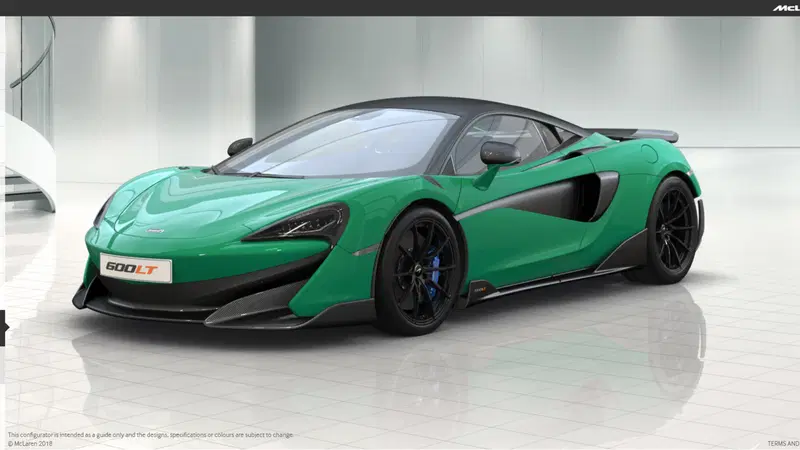 McLaren, la 600 LT disponibile al configuratore online