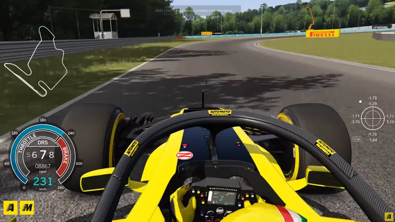 F1, GP Ungheria 2018: un giro all'Hungaroring sul simulatore Assetto Corsa [Video]