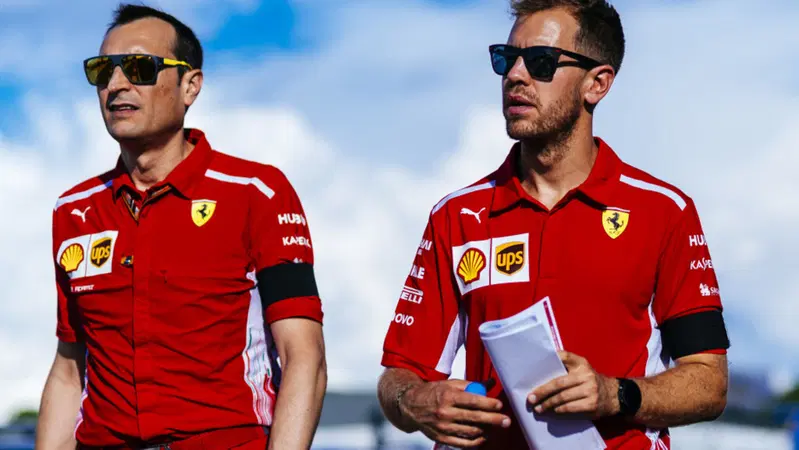 GP Ungheria 2018, Ferrari: segno di lutto per Marchionne sulle Rosse