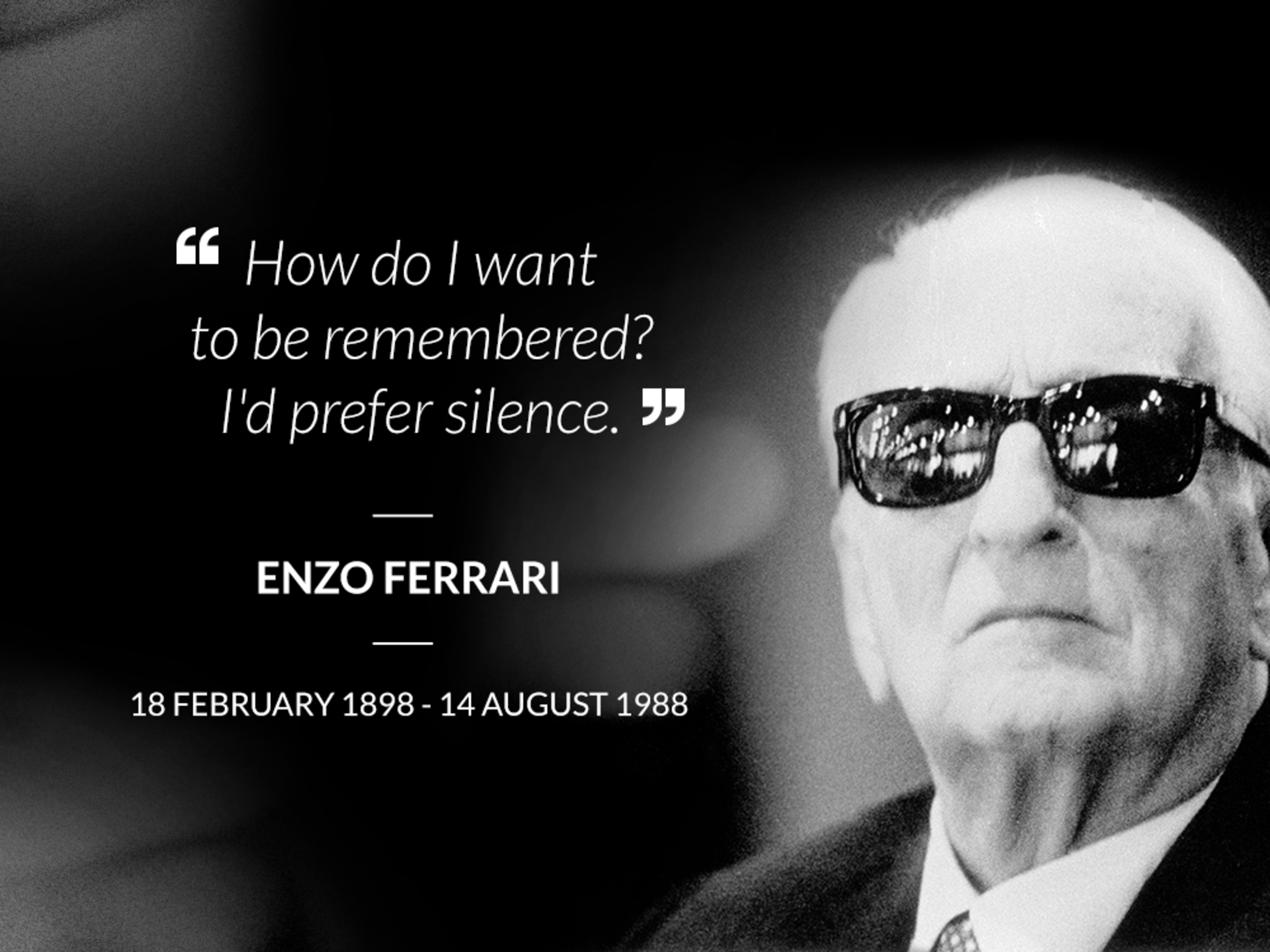 Enzo Ferrari, il ricordo a 30 anni dalla scomparsa
