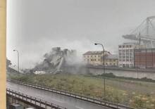 Crolla il Ponte Morandi sulla autostrada Genova A10. Immagini, video e informazioni