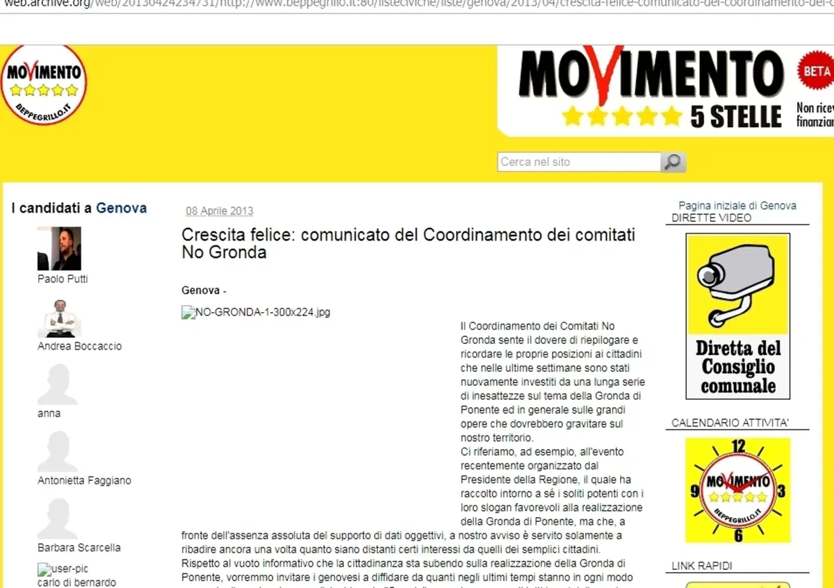 Crollo Viadotto Genova, La relazione fuorviante e le dichiarazioni M5S: Quel ponte star&agrave; su altri 100 anni