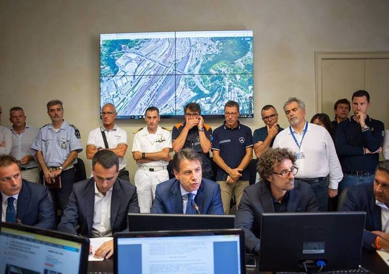 Ponte Morandi, Conte: &laquo;Revoca della concessione ad Autostrade&raquo;