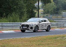 Audi RS Q3, nuove foto al Ring: avrà il motore da 400 CV della RS3?