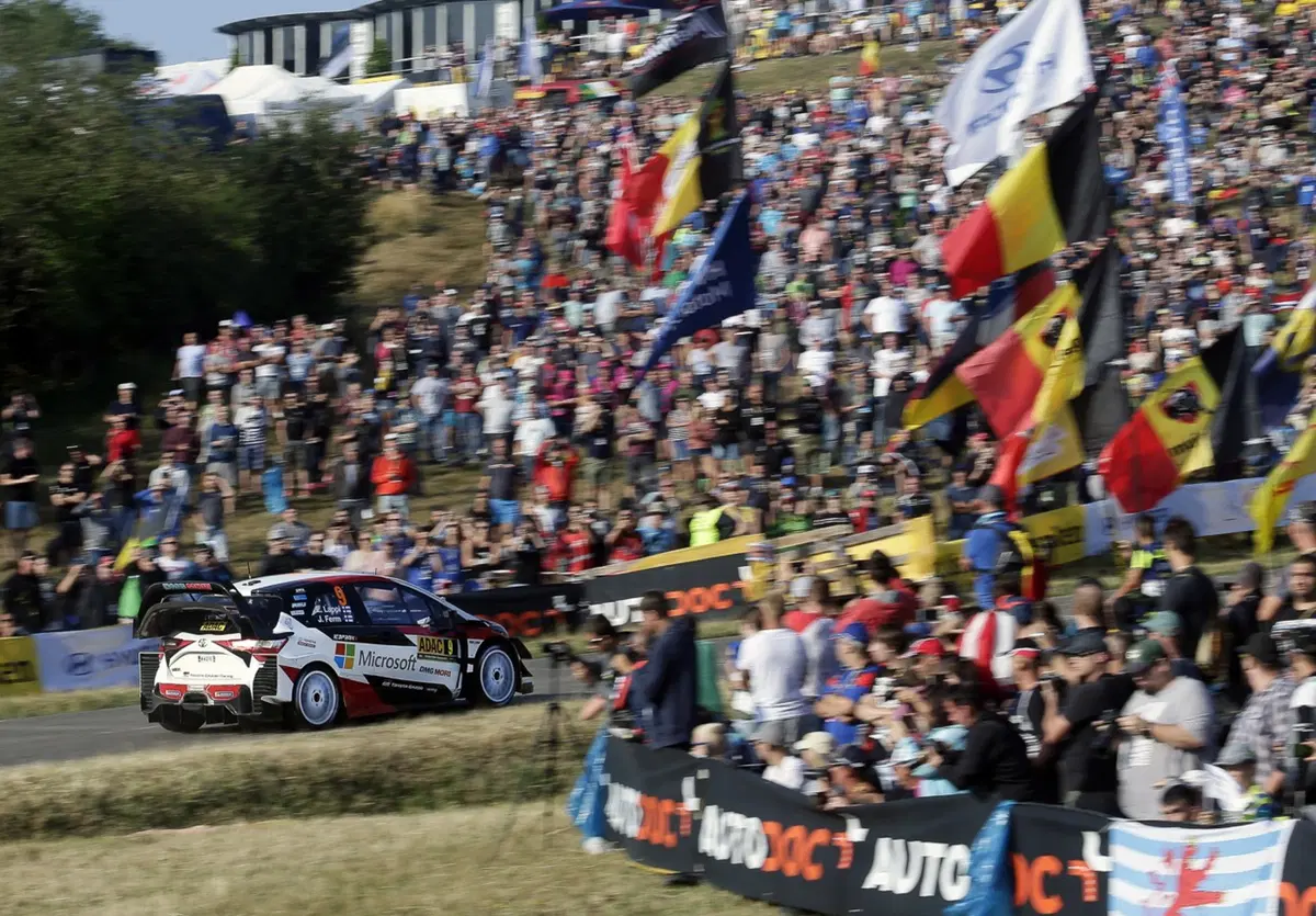 WRC18 Germania. Demolizioni controllate Tanak-Toyota (6)
