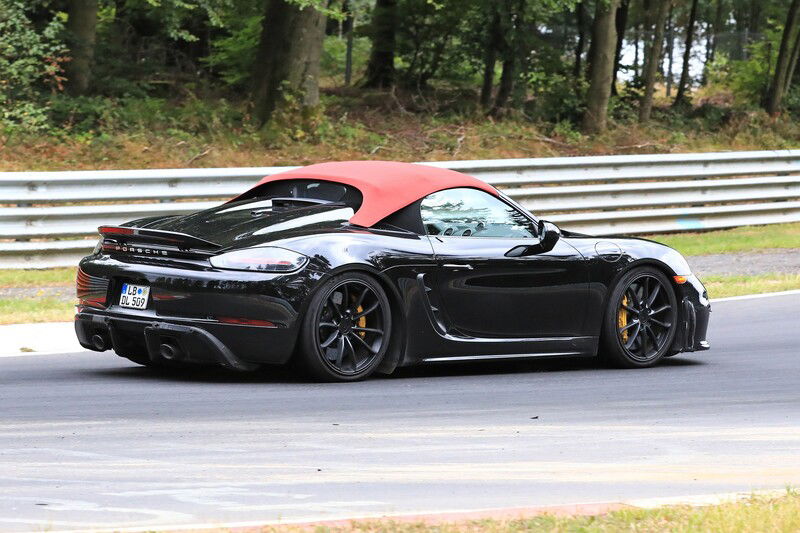 La Porsche 718 Boxster Spyder pizzicata al Nurburgring