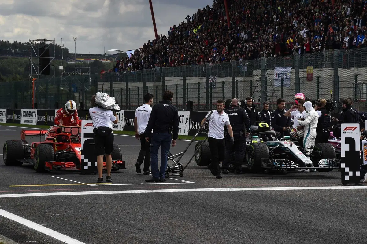 F1, GP Belgio 2018: la pioggia beffa la Ferrari (15)