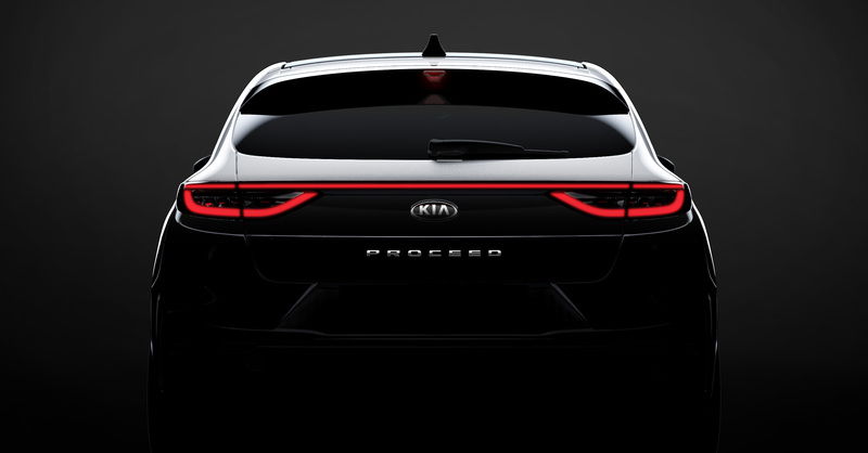 Kia Proceed, prima immagine della shooting brake