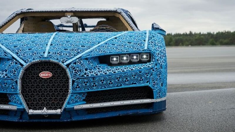 Lego: una Bugatti Chiron in scala 1:1 [Video]