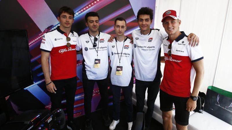 GP Italia F1 2018, Monza: Alfa Romeo Sauber F1 eSports Team