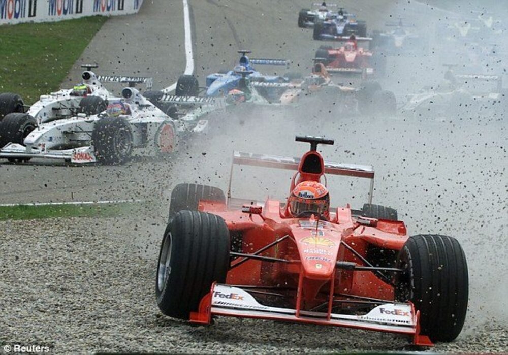 Schumacher nel GP di Germania 2000