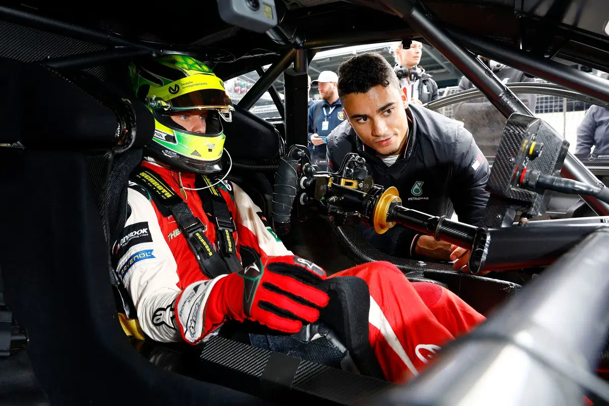 DTM Nürburgring, Mick Schumacher in pista per dei giri di prova (3)