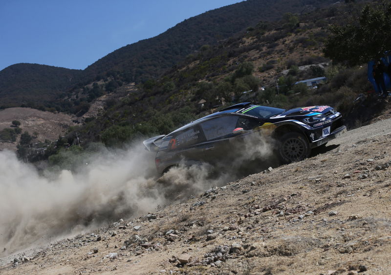 Jari-Matti Latvala in azione in Messico