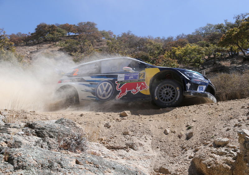 Jari-Matti Latvala in azione in Messico