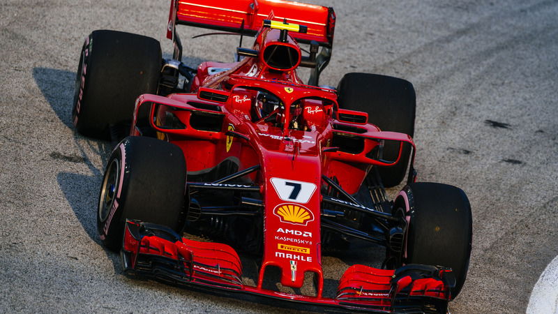 F1, GP Singapore 2018, FP2: Raikkonen al top, Vettel a muro