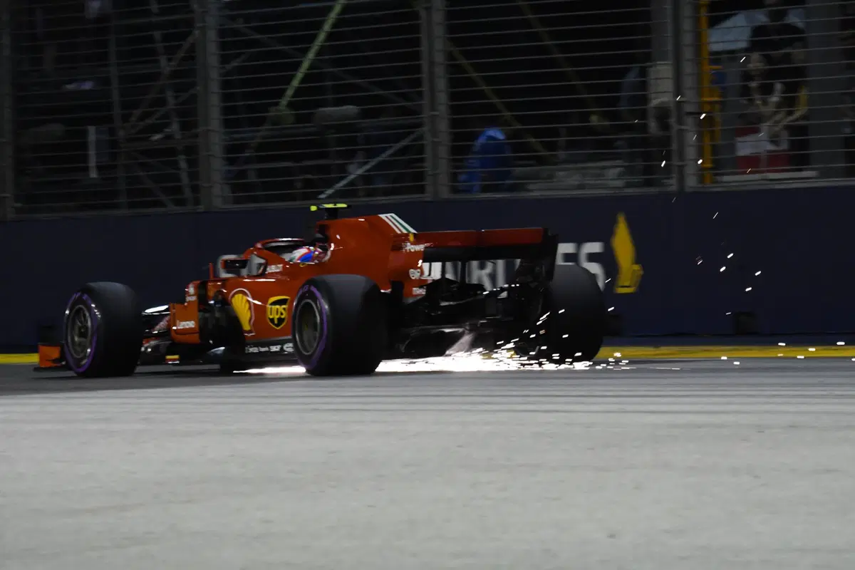 F1, GP Singapore 2018, FP3: Vettel 1°, dietro Raikkonen e Hamilton (28)