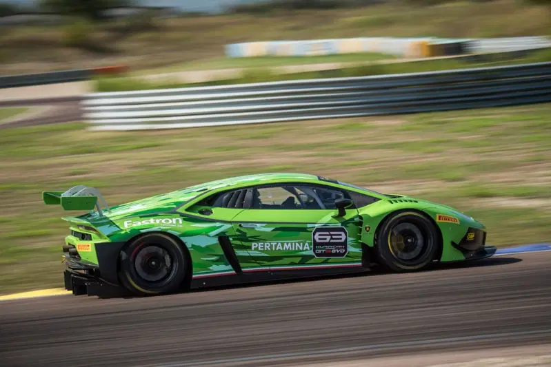 La Lamborghini Huracan GT3 Evo
