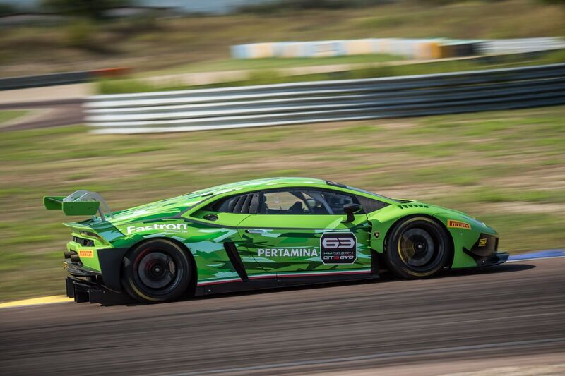 La Lamborghini Huracan GT3 Evo