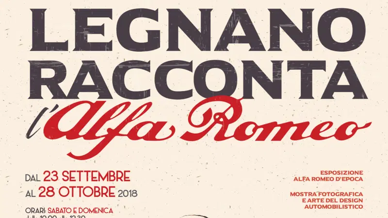"Legnano racconta l'Alfa Romeo", la mostra dedicata al Biscione