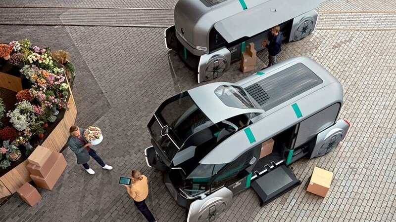Renault EZ-PRO, un robot veicolo per le consegne urbane [Video]