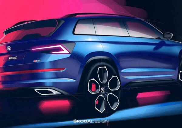 Skoda Kodiaq RS, un nuovo teaser