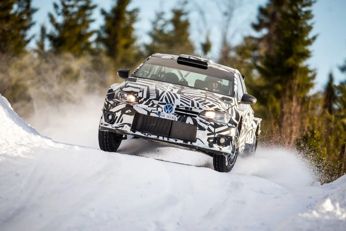 WRC: Petter Solberg al Rally di Spagna con la Volkswagen Polo GTI R5 (6)